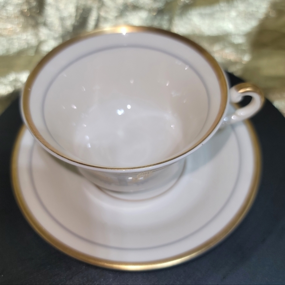 Governor Clinton Siracuse China set of 6 cups and saucers - Picture 4 of 8